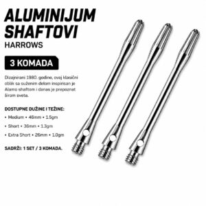 Harrows Aluminium shaft za pikado