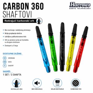 Harrows Carbon 360 shaft za pikado