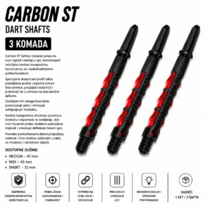 Harrows Carbon ST shaft za pikado