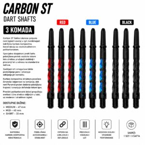 Harrows Carbon ST shaft za pikado