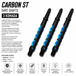 Harrows Carbon ST shaft za pikado