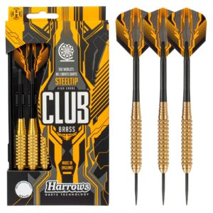 Harrows Club Brass – steel strelice