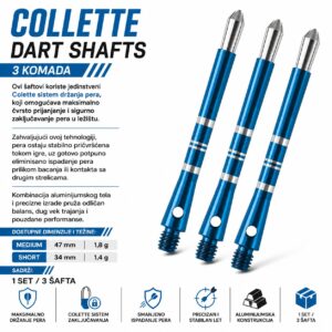Harrows Colette shaft za pikado