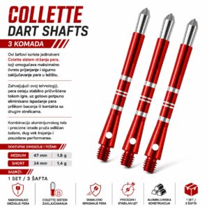 Harrows Colette shaft za pikado