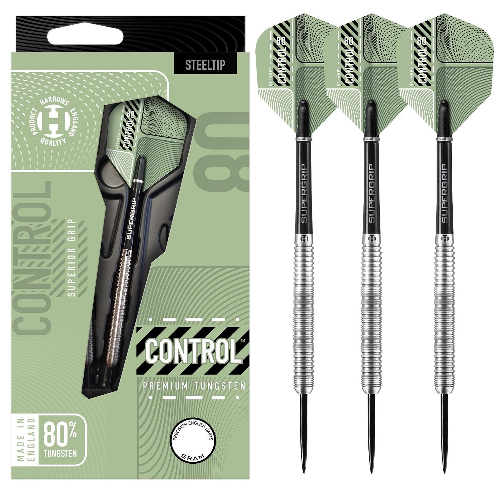 Harrows Control 80% – steel strelice
