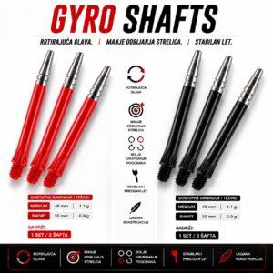 Harrows Gyro shaft za pikado
