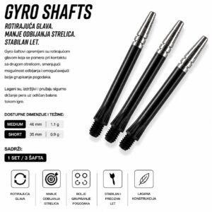 Harrows Gyro shaft za pikado