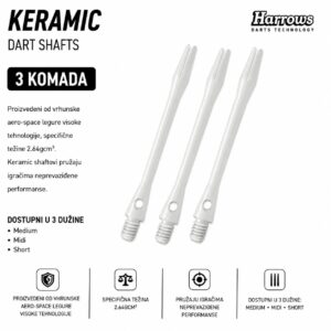 Harrows Keramic shaft za pikado