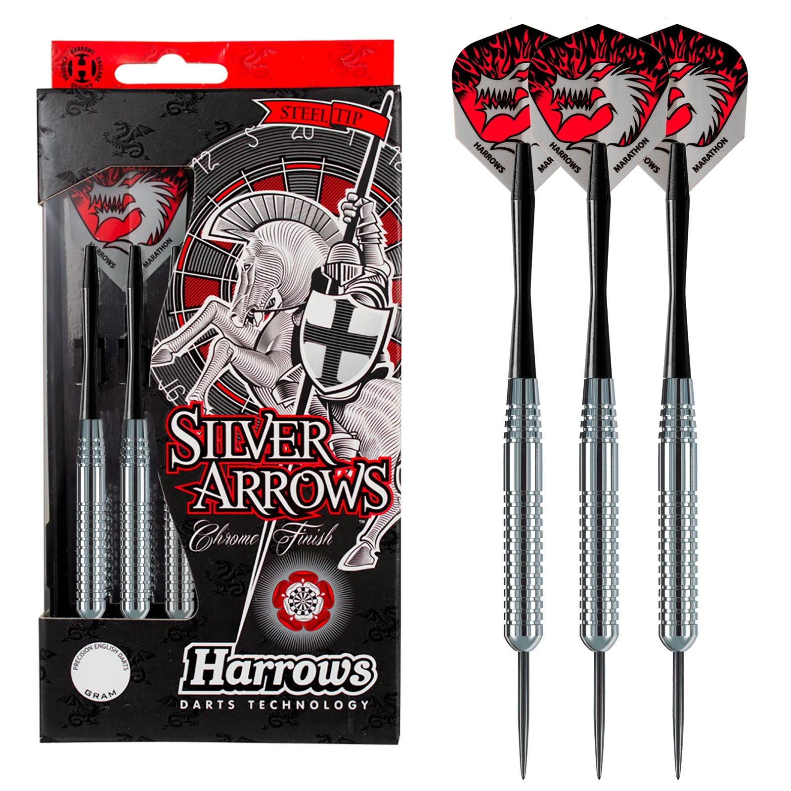 Harrows Silver Arrow – steel strelice