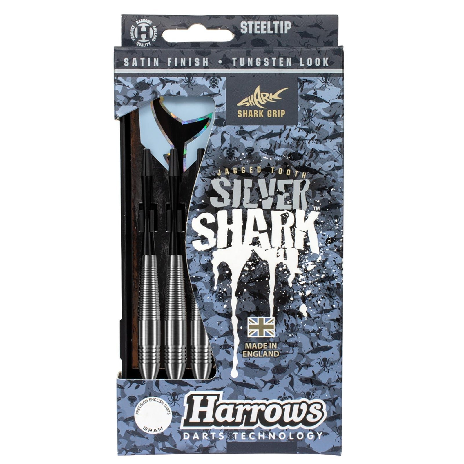 Harrows Silver Shark – steel strelice