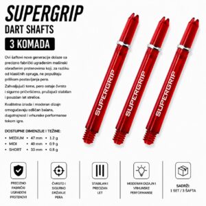Harrows Supergrip shaft za pikado