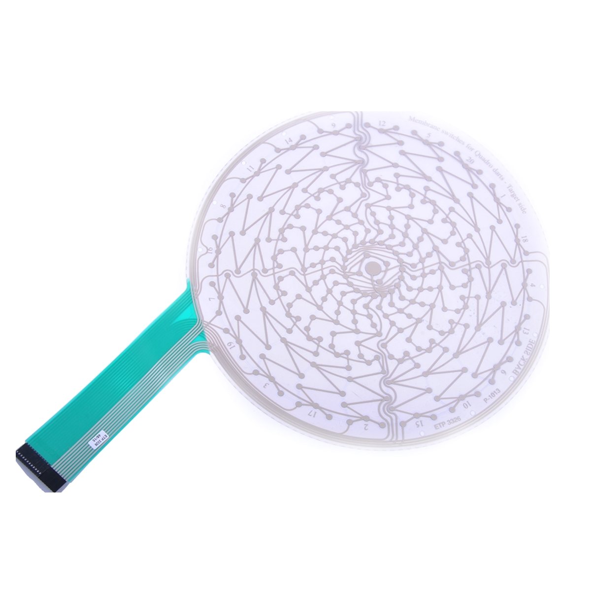 Folija za elektronski pikado 20 pin (8+12) – Cyberdine Quadro (X-Darts, MB Darts)