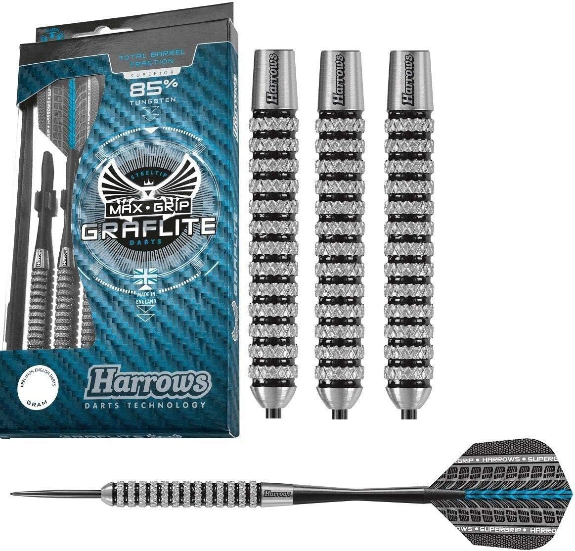 Harrows Graflite 85% – steel strelice