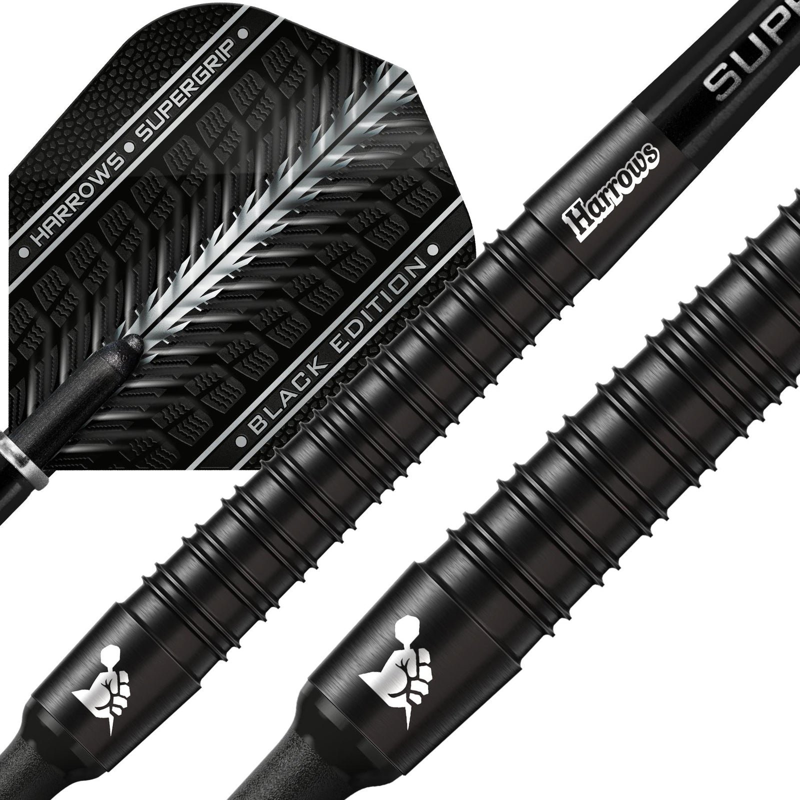 Harrows Supergrip Black – soft strelice